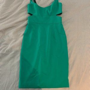 Jay Godfrey Green Cut Out Dress | Size 2